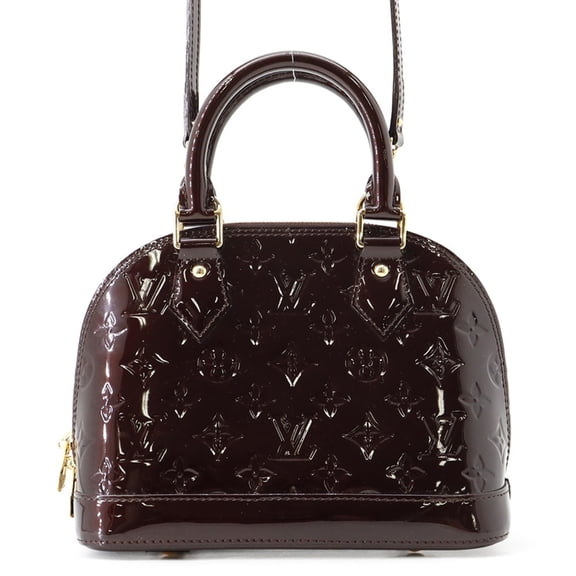 Pre-Owned Louis Vuitton Alma BB Monogram Vernis Handbag M91678 LOUIS VUITTON 2-way Shoulder Bag