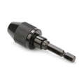 thumbnail image 1 of Portabrocas sin llave para destornillador de impacto, convierte destornilladores inalámbricos en taladros eléctricos en segundos, para brocas de vástago redondo, no se necesitan llaves, 1 of 5