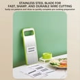 thumbnail image 3 of TIMIFIS Functional Wire Planer Multifunctional Stainless Steel Eraser Extra Thick and Multifunctional Vegetable Cutting Tool Commercial Garlic Kitchen Gadgets, 3 of 8