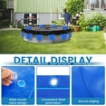 thumbnail image 4 of 12 Pcs Swimming Pool Cover Hanging Bag PVC Pool Cover Weights Reusable Pool Cover Bags Winter Pool Wall Water Bag Pool Accessories for Above Ground Pool Blue, 4 of 10