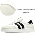 thumbnail image 5 of Women's fashion sneakers Non Slip Retro Casual Classic Lace-Up Sneakers for Daily Work, Skateboarding, Walking, Unisex German Trainer Shoes, 5 of 7