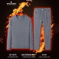 thumbnail image 4 of Turilly Unisex Casual Solid Zipper Graphene Charging and Heating Three-block Intelligent Temperature Control Medium and Long Hooded Heating Jacket, 4 of 6