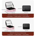 thumbnail image 3 of Makeup Train Case With Detachable Full-screen Lighted Mirror 3 Color Scenarios Adjustable Brightness, 3 of 5
