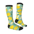thumbnail image 3 of Balery Lemons Chamomile Flowers And Leaves Fun Novelty Socks Men'S Women'S Crew Socks Funny Crazy Novelty Socks Quirky And Cool Socks, 3 of 9