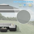 thumbnail image 4 of AVAWING 11x11 ft Outdoor Pop-up Canopy, Party Tent, Patio Wedding Tent, Gray & White, 4 of 7