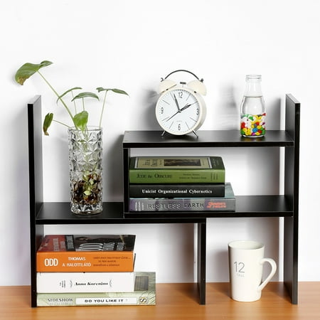 - TOPINCN DIY Table Desktop Storage Rack Display Shelf Organizer Counter Top Bookcase, Desktop Organizer, Desk Bookcase