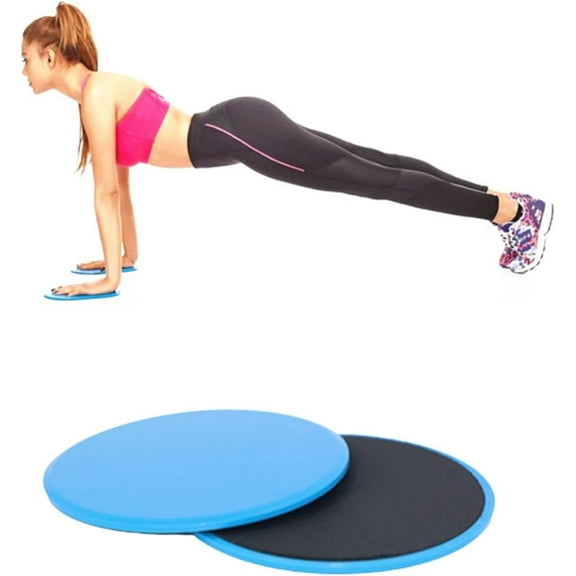Non Slip Exercise Gliding Discs 2 Pcs Core Sliders Lightweight Double Sided Gliding Discs for Tiled Floor Carpet Wood