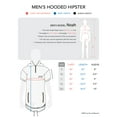 thumbnail image 7 of Hat and Beyond Men's Hooded Tee Hipster Round Hem Zipper Pockets Tee Shirt, 7 of 7
