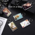 thumbnail image 4 of Picture Keychains Photo Frame Key Chain Pendant Photo Souvenir Decorative Buckle DIY Gift Key Chain, 4 of 7