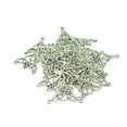 thumbnail image 4 of 30 piezas de plata nudo colgante de Conector perfecl 4 agujeros para fabricación de joyas de bricolaje, 4 of 7