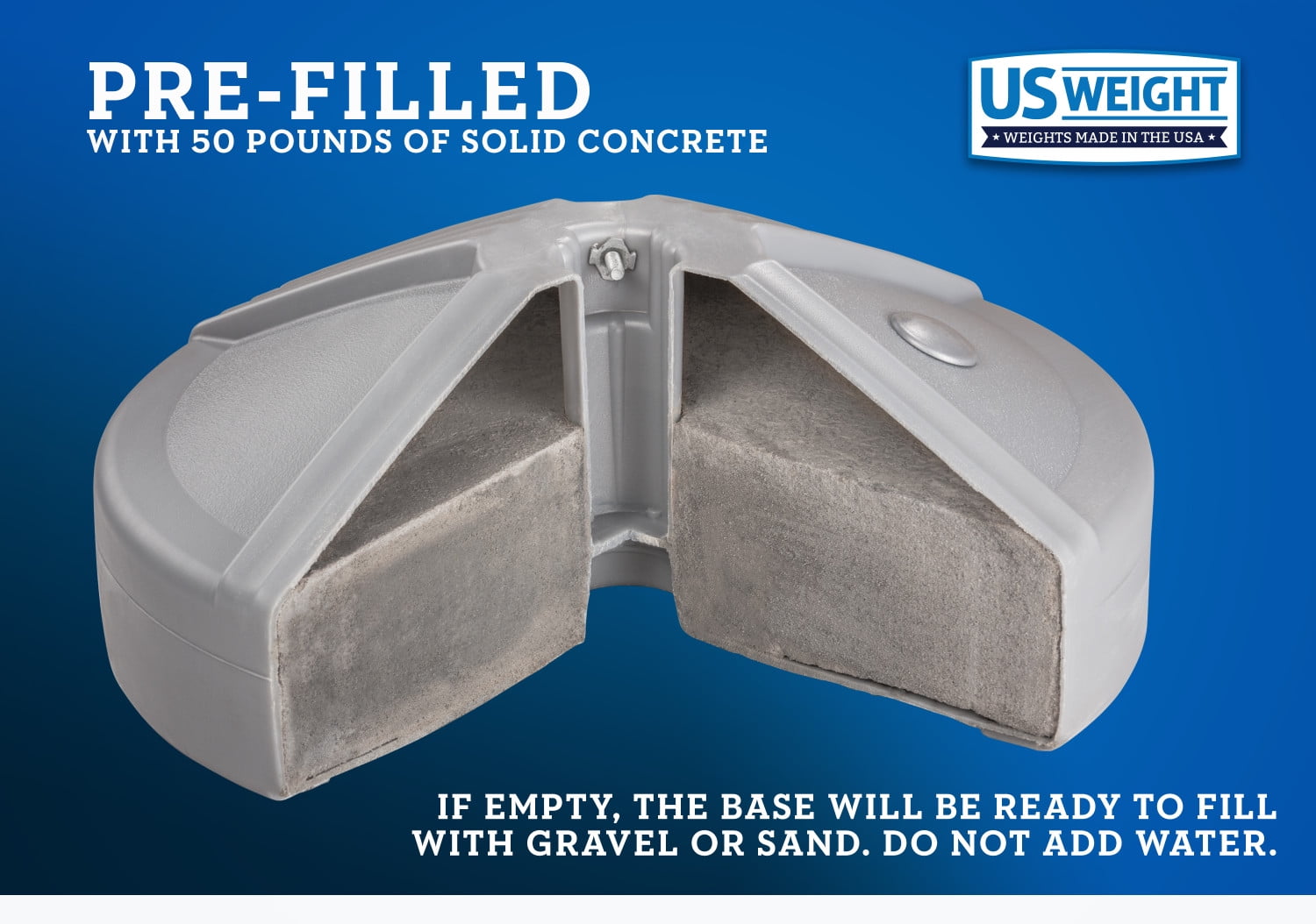 fillable patio umbrella base