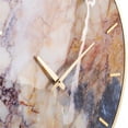 thumbnail image 5 of SEI Furniture Marbella Round Gold Frame Wall Clock, 5 of 7