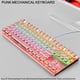 thumbnail image 5 of Teclado mecánico Punk K550 87 Interruptor RGB cable retroiluminado Rosado Shamjiam, 5 of 9