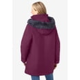 thumbnail image 2 of Woman Within Plus Size Faux Fur Down Parka Coat, 2 of 6