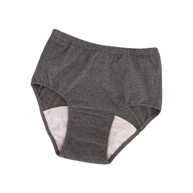 Couche pour Aînés Douce, Lavable, Réutilisable, sous-Vêtement Imperméable Couvre-Couche Culotte d'Incontinence pour Adultes Hommes Femmes Personnes Âgées Aînés, Foncé