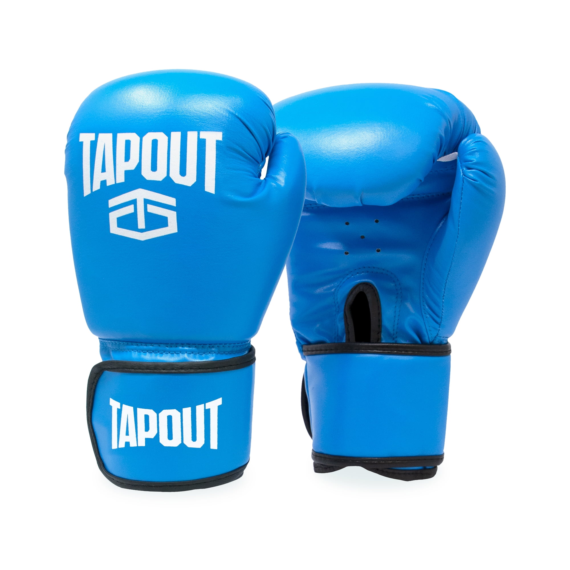 Tapout Kids Boxing Kit with 8 oz Gloves, Inflatable Punching Bag and Mesh Bag, Blue