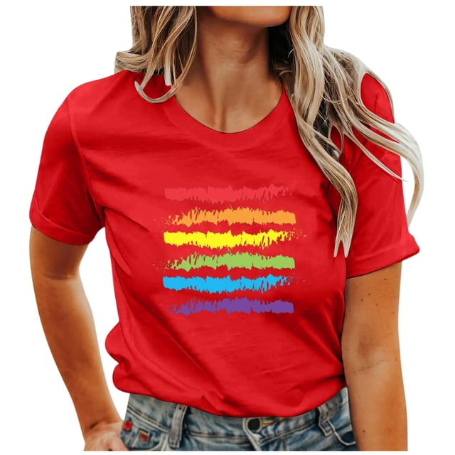 TINZ T-Shirt à Col Rond Imprimé Lettre Manches Courtes Col Rond T-Shirts pour Femmes Pack Ample Décontracté T-Shirt Cheer Manches Longues Pack T-Shirt Spandex T-Shirts pour Femmes