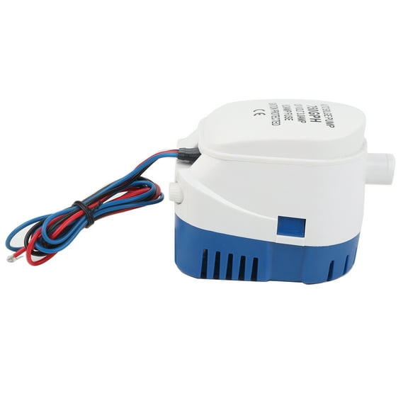 12V Automatic Submersible Bilge Pump with Float Switch - G750-12V-06, 600 Liters Per Hour Capacity for Boats