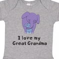 thumbnail image 4 of Inktastic I Love My Great Grandma Elephant Boys Baby Bodysuit, 4 of 5