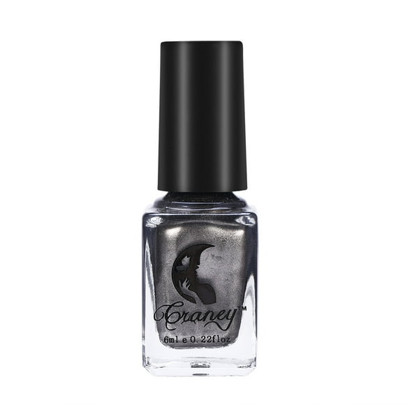 Moda De Uñas Espejo Metálico Efecto Plateado 6ml Esmalte De Uñas Metal Brillante Manicura Herramienta Artística #7