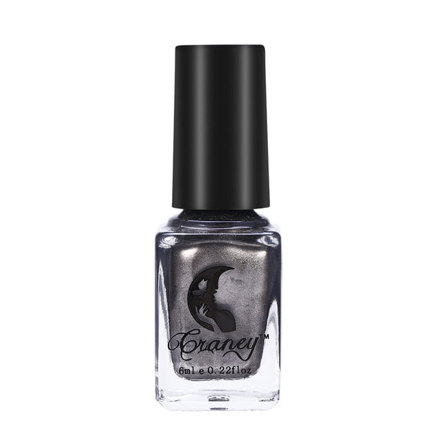 Moda De Uñas Espejo Metálico Efecto Plateado 6ml Esmalte De Uñas Metal Brillante Manicura Herramienta Artística #7
