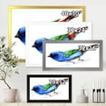 thumbnail image 4 of Designart 'Forbes Finch Bird On Branch' Traditional Framed Art Print, 4 of 4