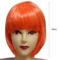 thumbnail image 5 of Stylish Full Hangs Short Solid Color Faux Hair Wig for Nightclubs, 5 of 7