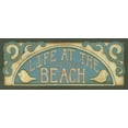 thumbnail image 2 of Lewis, Kim 32x15 Gold Ornate Wood Framed with Double Matting Museum Art Print Titled - Life at the Beach, 2 of 4
