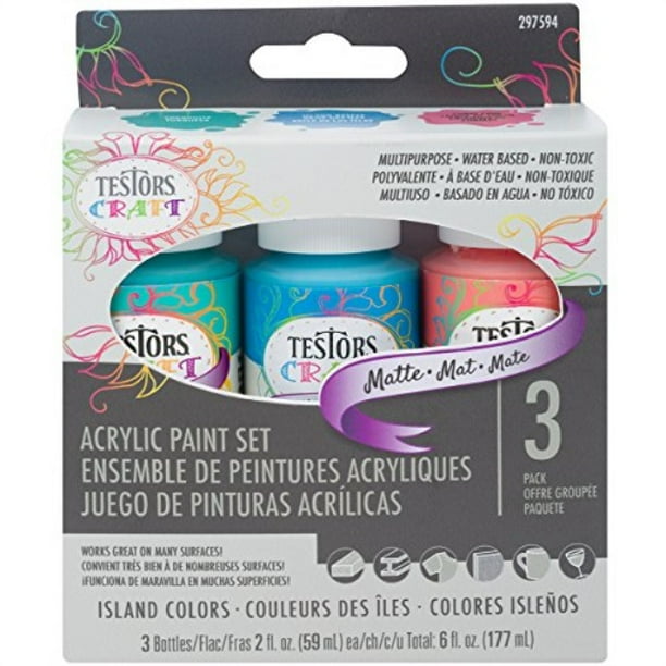 Testors Craft Acrylic Paint Kit, Multicolor