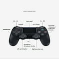 Ps4 Wireless Controller Game Remote for ps4 Controller with Enhanced Precision Joystick/Turbo