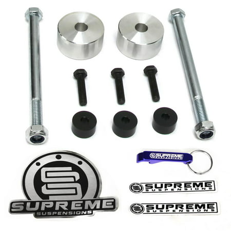 Supreme Suspensions - Toyota Tundra Differential Drop Kit CNC Machined T6 Aircraft Billet 4WD 4x4 (Silver)