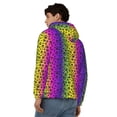 thumbnail image 4 of Naloa Animal Paw Rainbow Men’s Hoodies, Zip up Hoodie, Sweatshirts,Hoodies for Men Sizes S-3XL-Medium, 4 of 5