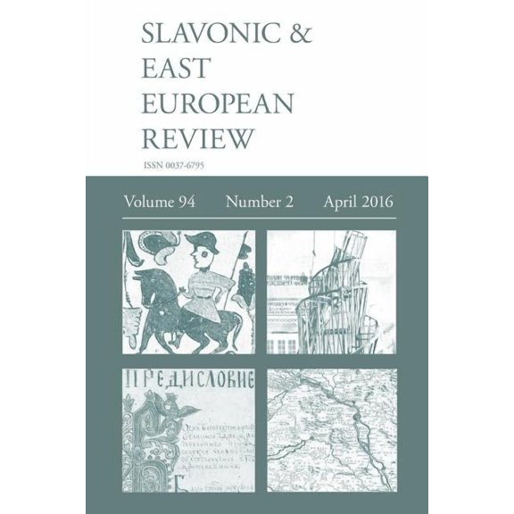 Slavonic & East European Review (94: 2) April 2016 (Paperback)