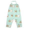 thumbnail image 4 of Sinhoon Baby Girl Sleeveless Backless Strap Print Romper Jumpsuit Playsuit, 4 of 6