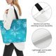 thumbnail image 3 of Fotbe Christmas Snow Bolsa Tote Estética de Lona con Estampado para Mujer - Bolsa Reutilizable de Hombro Casual para Vacaciones, Compras, Trabajo y Gimnasio, 3 of 8