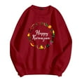 thumbnail image 3 of LIUJUNSHOP Slim Fit Men's Crewneck Sweatshirt Men And Women Kwanzaa Fall Fashion Hoodless Pullover Sweatshirt Holiday Logo Print, 3 of 4