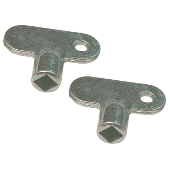 Bgsha Radiator exhaust valve key square 5×5mm radiator accessories zinc alloy material