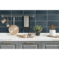 thumbnail image 5 of Lillian August Luxe Haven Rib Tile Peel and Stick Wallpaper 20.5 in. W x 18 ft. L - Denim Blue, 5 of 7