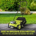 thumbnail image 4 of Sun Joe 24V-X2-DTS15 24-Volt* Cordless Scarifier + Dethatcher | 5-Depth Positions | 14-inch | Brushless Motor | with 2 x 4.0-Ah Batteries + Charger, 4 of 6
