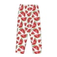 thumbnail image 3 of Lsque Hand Drawn Watermelon Print Women's Pajama Pants, Lounge Pant - Comfortable Home Wear,Elastic Waistband, Stylish Design-XX-Large, 3 of 9