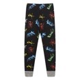 thumbnail image 2 of WIBACKER 1-10 Year Boys' 2-Piece Pajamas Set Long Sleeve Sleepwear Pjs 100% Cotton For Kids and Toddler Boys - Dinosaur, 2 of 5