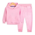 thumbnail image 5 of FNNMNNR 2PCS Kids Toddler Clothes Hoodie Tracksuit Outfits for Boys Girls Fall Sweatshirts Set Pullover Sweatshirt Tops +jogging Pants Unisex Set1-11 Years, 5 of 5