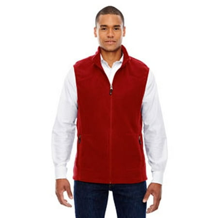 Classic Cowhide Vest - Ash City - North End Men's Voyage Fleece Vest - CLASSIC RED 850 - 5XL 88173