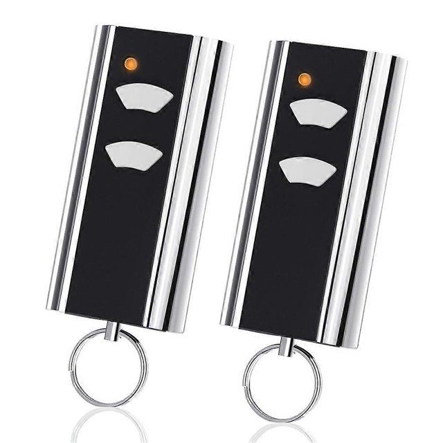 Set of 2 garage door replacement remote controls, compatible with Normstahl RCU 433-2K, 433.92 MHz garage door opener H