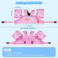 thumbnail image 4 of Brazalete de natación MoKo para niños 9-14-18-23 kg Rosado Sirena, 4 of 6