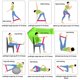 thumbnail image 5 of Eigraketly 11 Uds suministros de Yoga pelota de Yoga banda de resistencia de ladrillo de Yoga equipo de Fitness para gimnasio en casa Accesorios para máquinas de ejercicios Rosado Eigraketly OD009680-01, 5 of 6