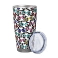 thumbnail image 2 of Logiee Panda And Glasses Print 20OZ Car Cup with Lid, Stainless Steel Vacuum Insulated Double Wall Travel Tumbler, Durable Insulated Coffee Mug,Thermal Cup with Straw-Without Straw, 2 of 8