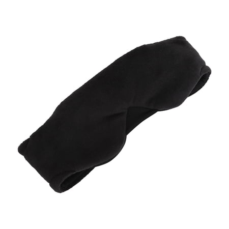BIMZUC Wireless Bluetooth Musical Eye Mask Sleep Headphones, 5.0 Stereo Bass Blackout Music Eye Mask for Sleeping Listening to Songs and Calls, Black