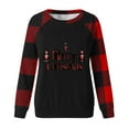 thumbnail image 3 of Christmas Shirts for Women 2024 Long Sleeve Merry Christmas Printed T-Shirt Fashion Casual Blouses Round Neck Pullover Tops, 3 of 4