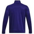 thumbnail image 2 of Under Armour 2023 Mens Armour Fleece 1/4 Zip Sonar Blue - L, 2 of 2